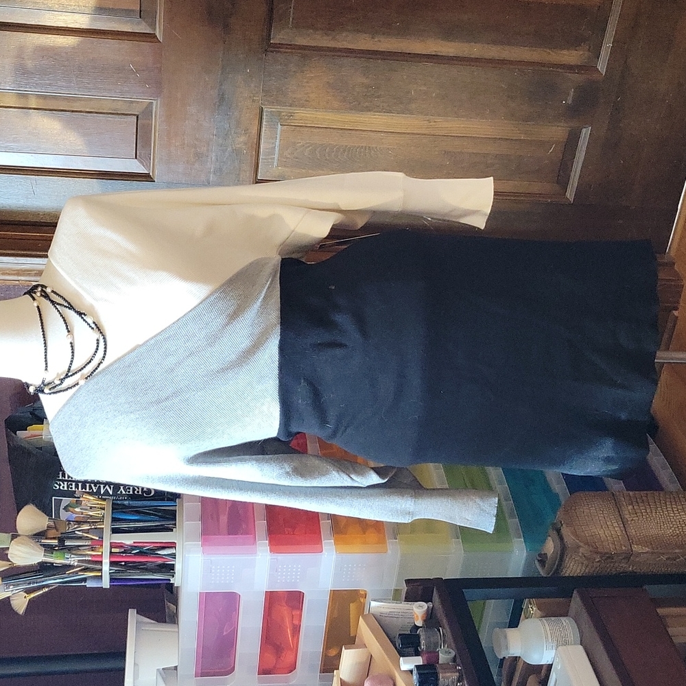 Almost Famouas colorblock knit dress D106